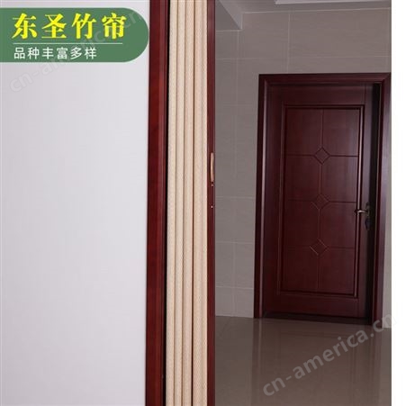 东圣竹帘 折叠门 家用中式纯色折叠门 防蚊隔热 质量可靠