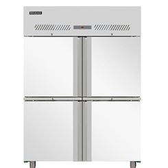 久景冰箱SRVP-120商用1.2米立式四门304风冷酒店餐厅后厨工程款冷藏柜